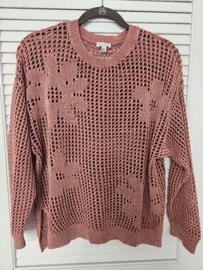 Anthropologie Pilcro Open Stitch Sweater - Small